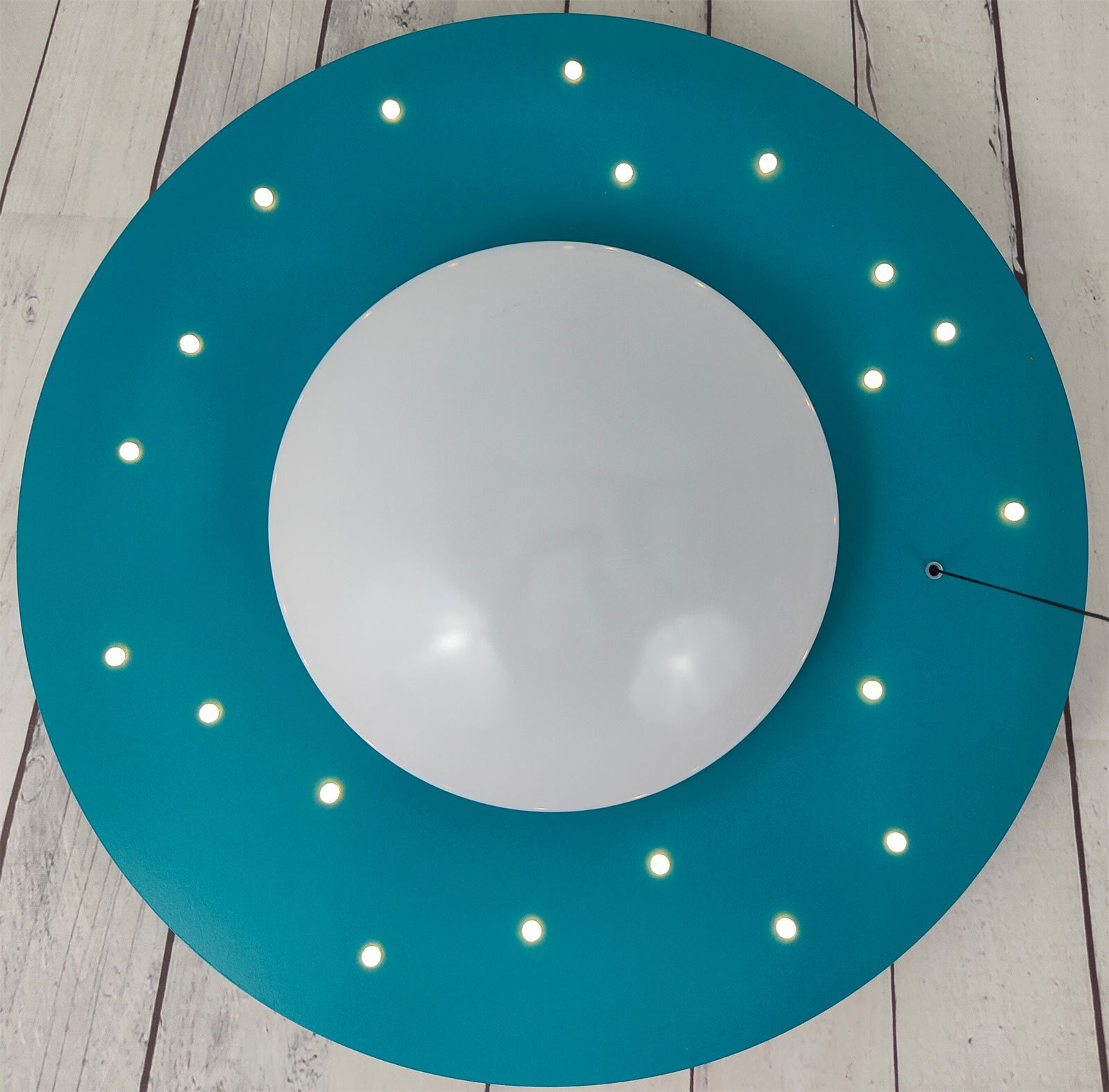 niermann Retrofit Kinderlampe Decke STARLIGHT petrol