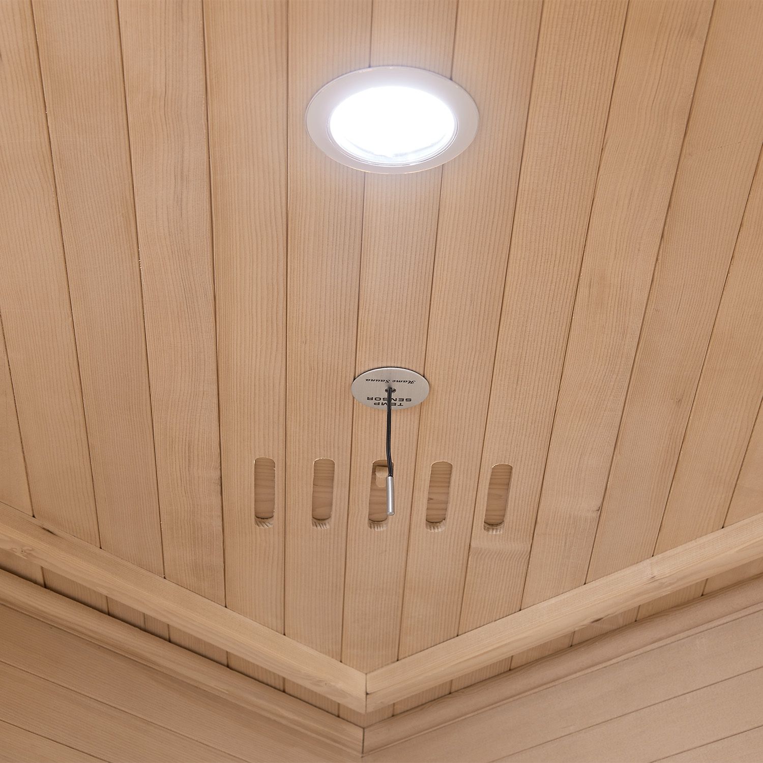 Artsauna Eck Infrarotkabine Nyborg E150V Vollspektrum mit Ambiente Beleuchtung – 4 Personen