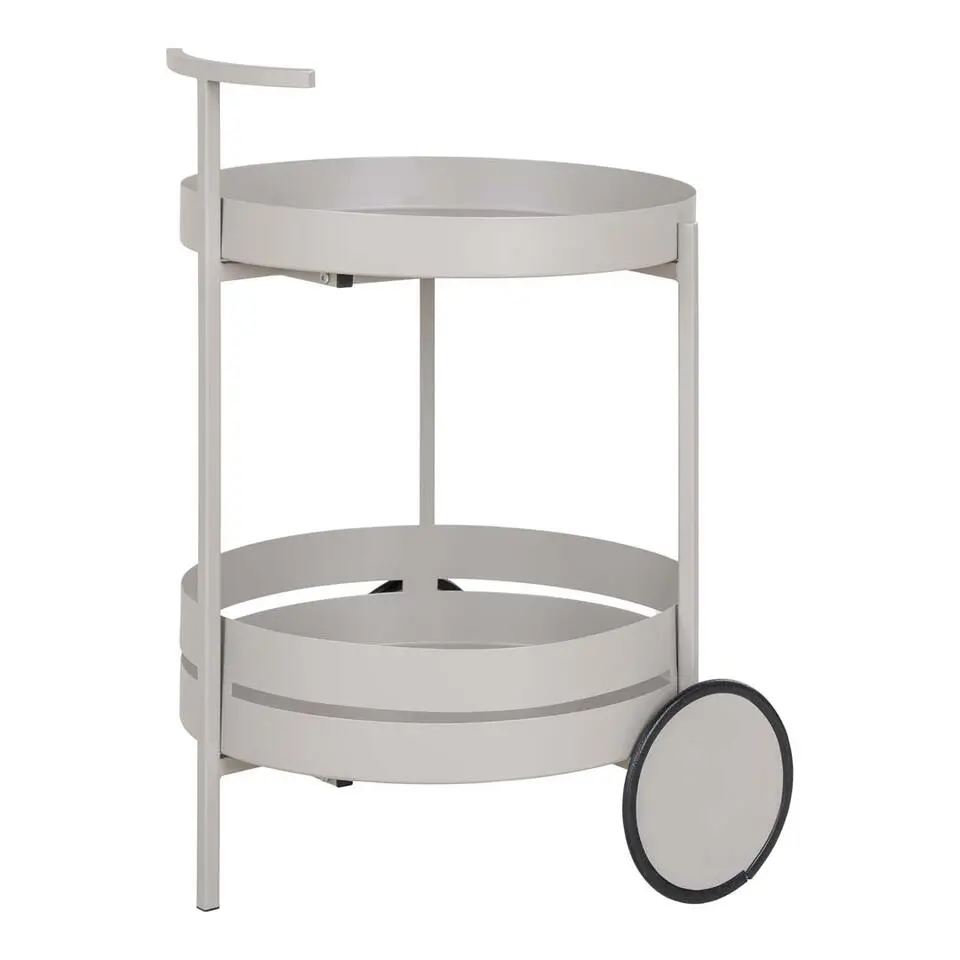 Hioshop Beja barwagen 2 planken grijs