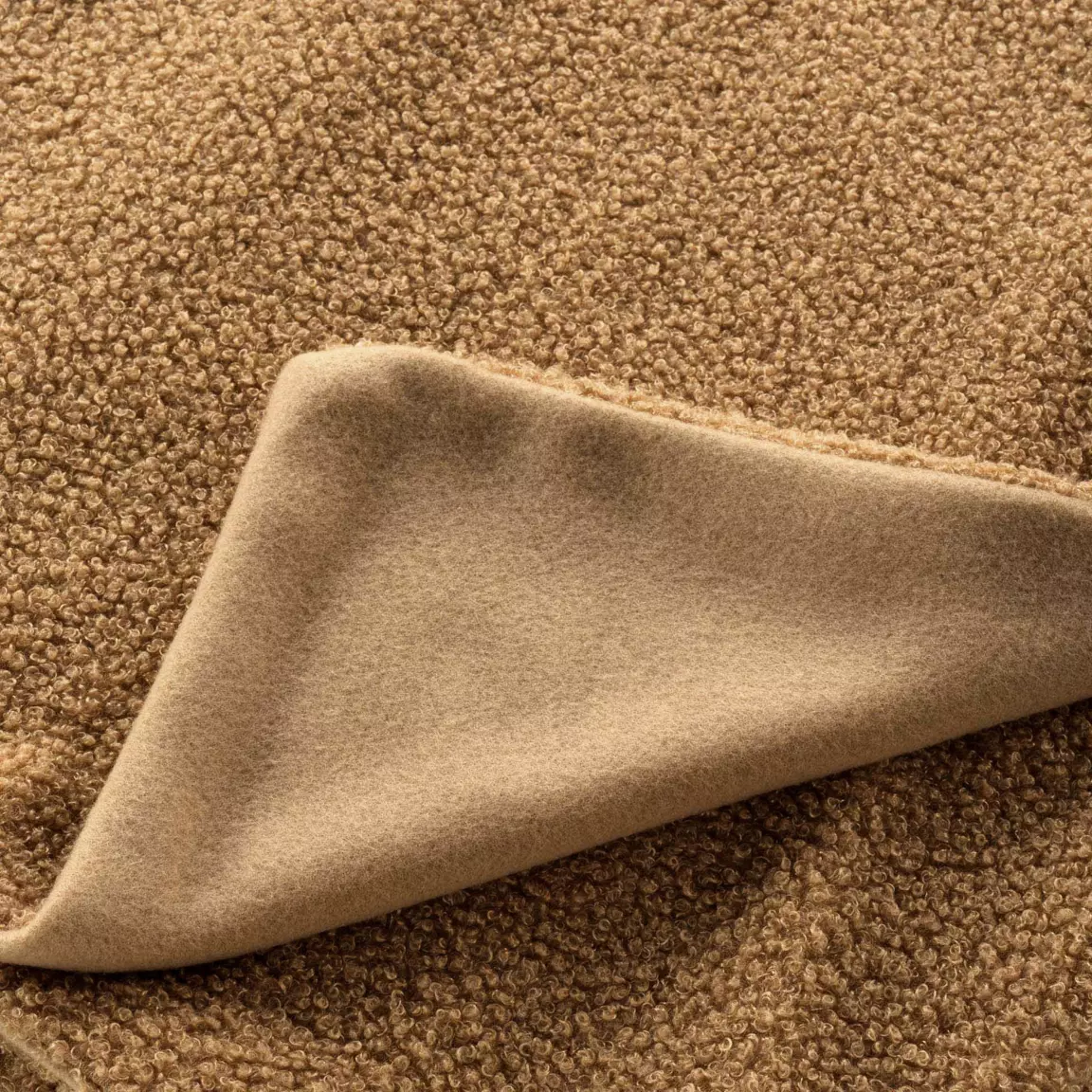 Plaid bouclette (125 x 150 cm) Wooly Camel
