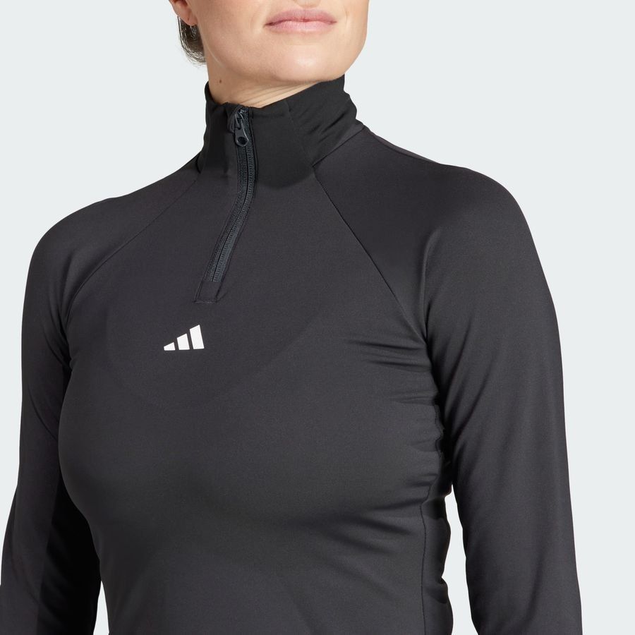 Adidas Haut d'entraînement à manches longues et zip 1/4 Techfit COLD.RDY