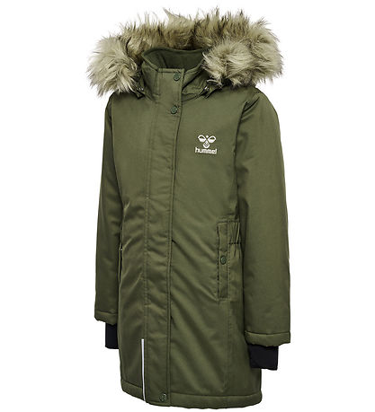 Hummel Winterjacke - hmlAlma Tex - Olive Nacht