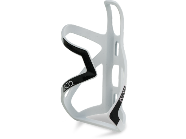 Cube Acid HPP Flaskeholder, Matt White'n'Glossy Black