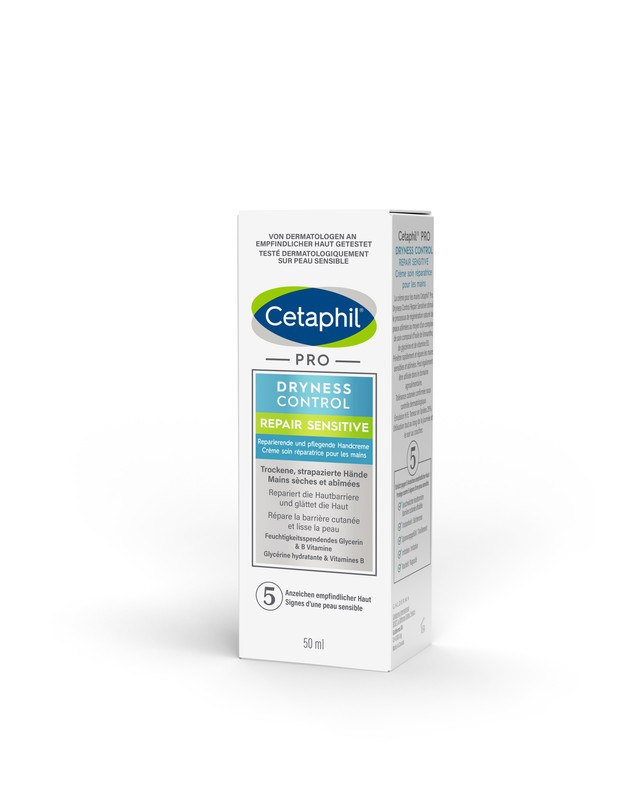 CETAPHIL PRO DRYNESS CONTROL REPAIR SENSITIVE reparierende und pflegende Handcreme Creme Handcr Tb 50 ml