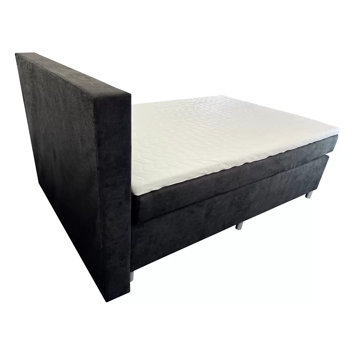 Boxspringbett Grenchen 140 x 200 Schwarz