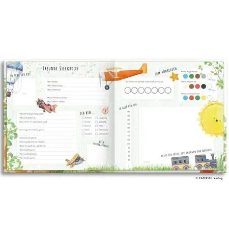 PAPERISH Meine Freunde (Freundebuch) von Pia Loewe