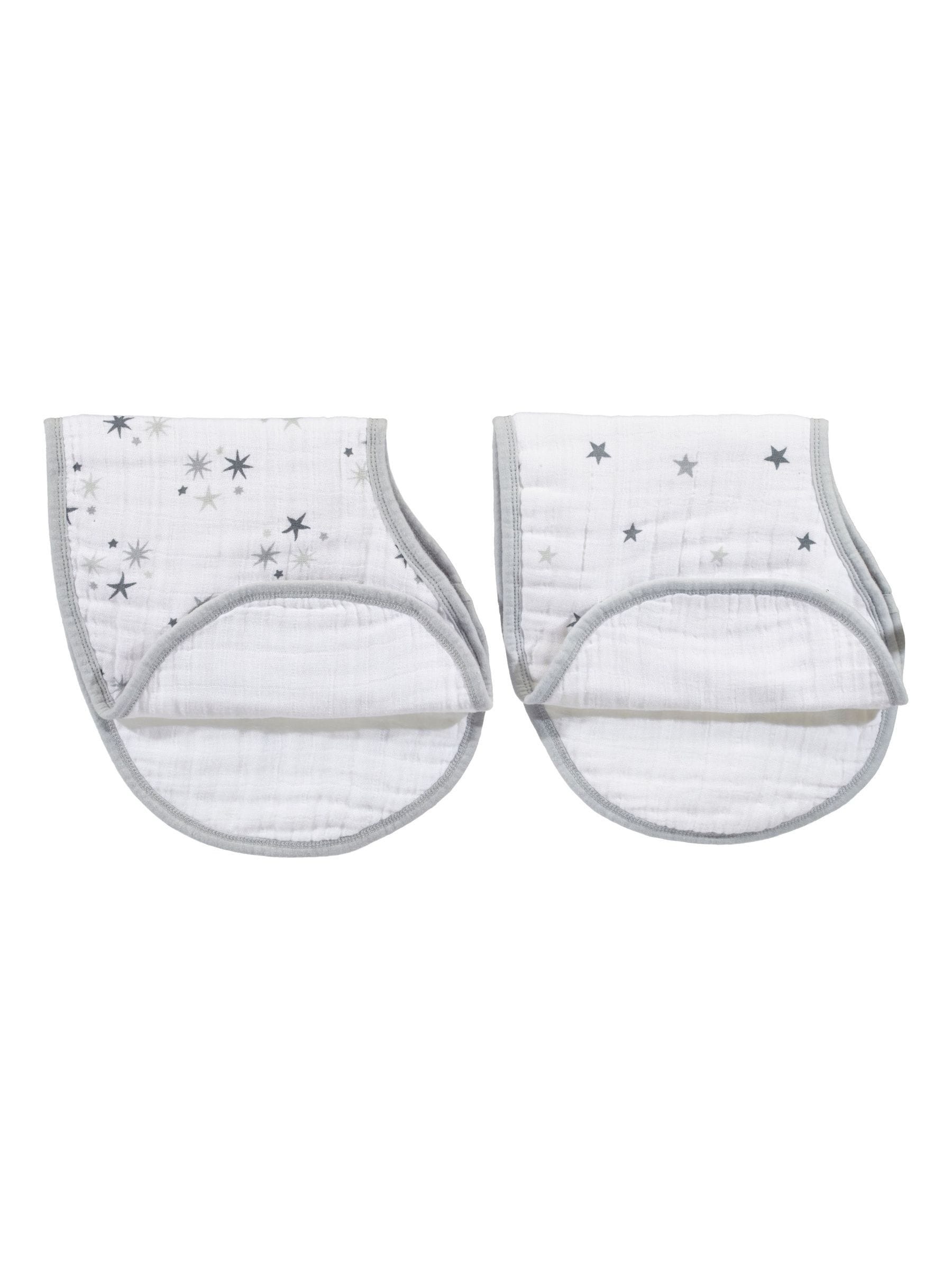 aden + anais Burpy mousseline Twinkle 100% katoenen slabbetjes 2 stuks