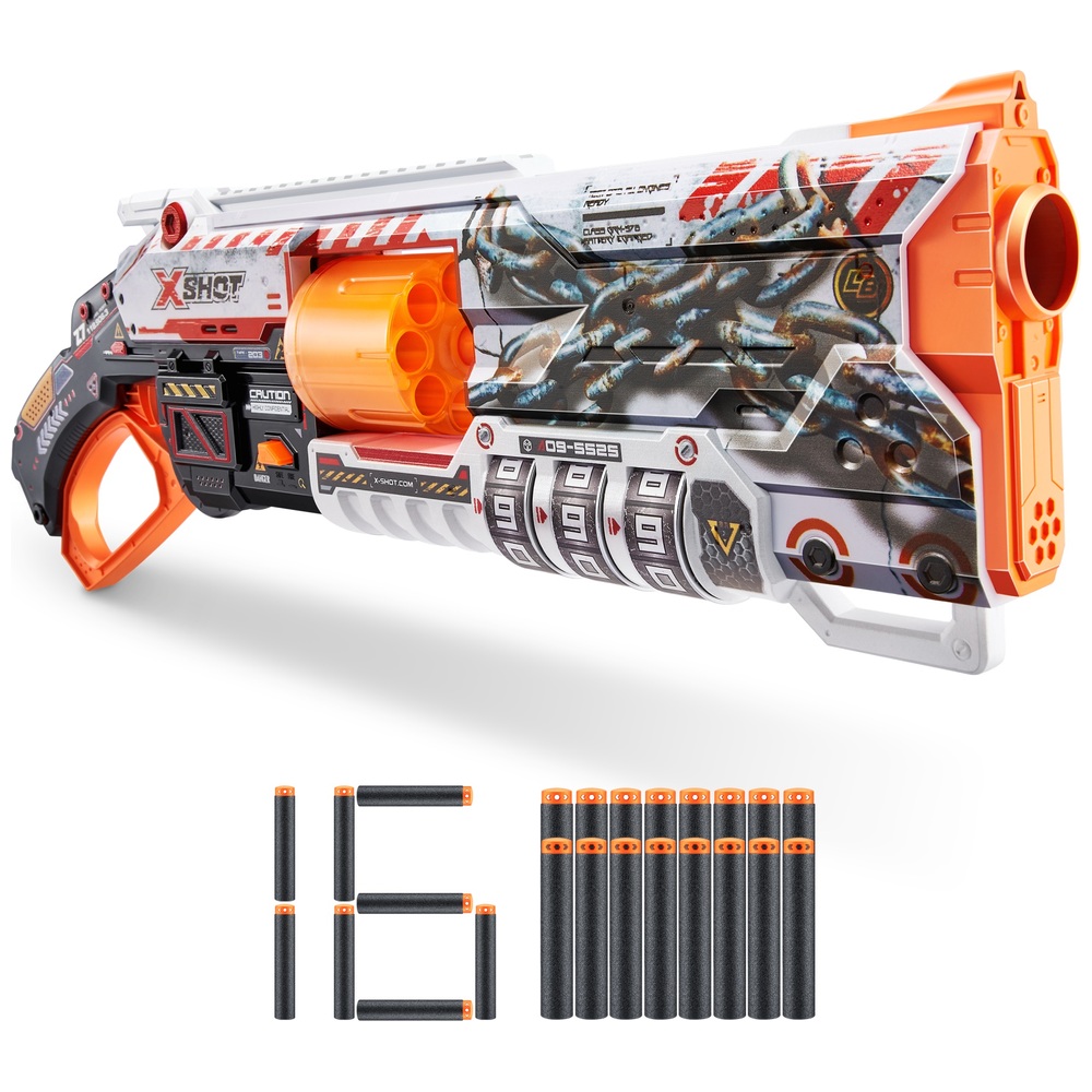 XSHOT Skins Lock Blaster 16 Darts