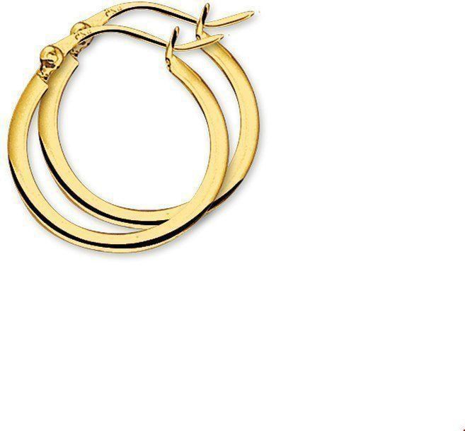 oorringen 2,0 mm vierkant 14K geelgoud 4013202