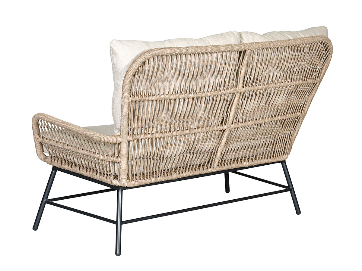 Outdoor Feelings Dalmas stoel-bank loungeset - Sahara dust rope