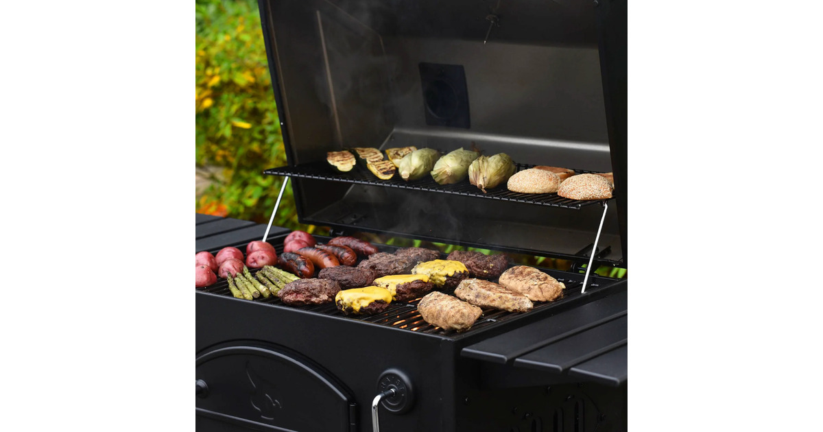 Char-GrillerTraditionele Houtskoolgrill barbecue  (Zwart)