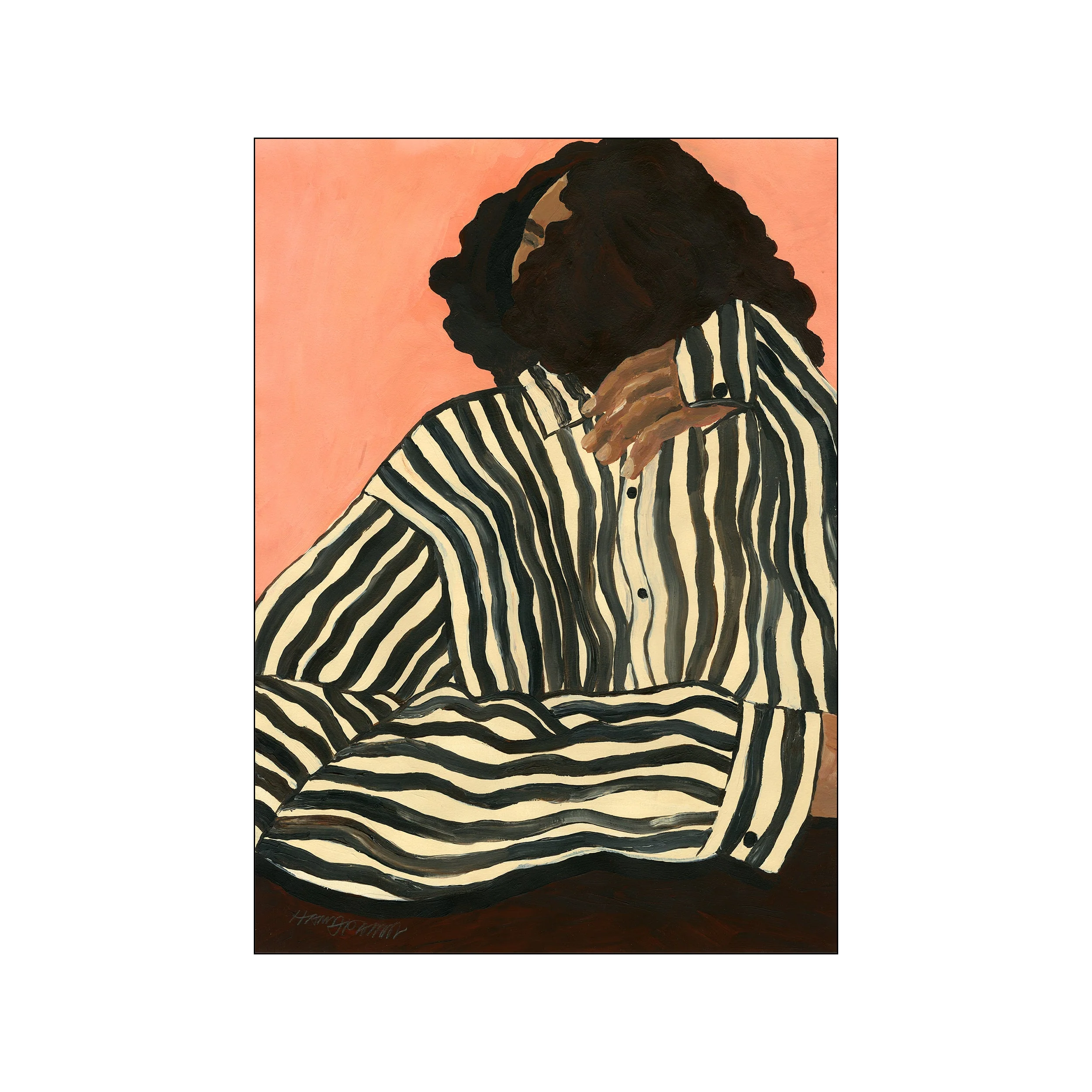 Poster & Frame  TPC x Hanna Peterson Serene Stripes plakat