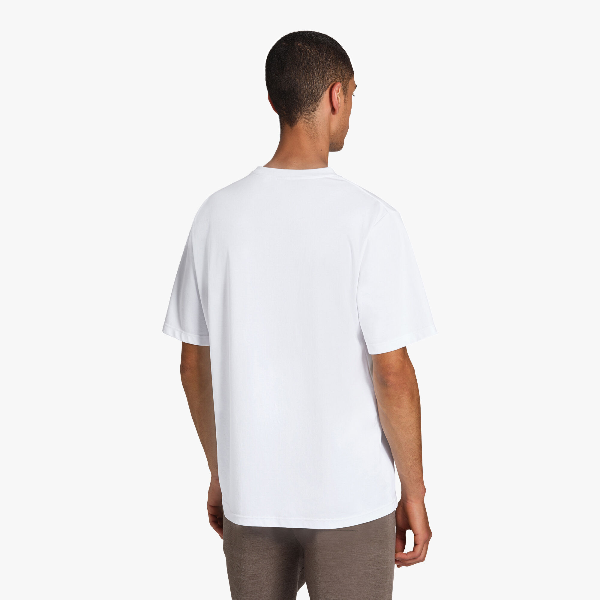 T-Shirt Avec Detail En Cuir