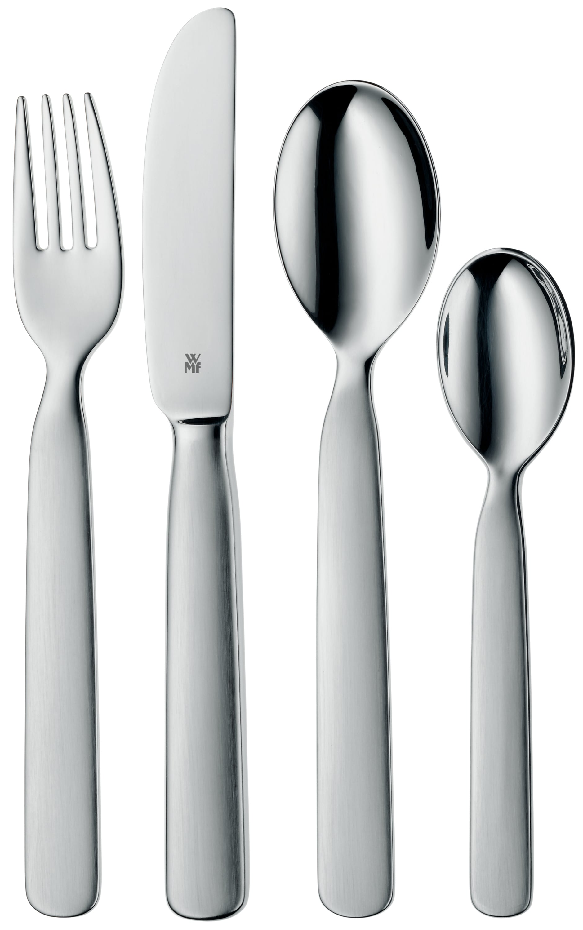 WMF Kinderbesteck-Set FIRST LYRIC 4-teilig Edelstahl