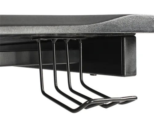 DELTACO Gaming GAM-055 - Bord - rektangulær - sort - sort base