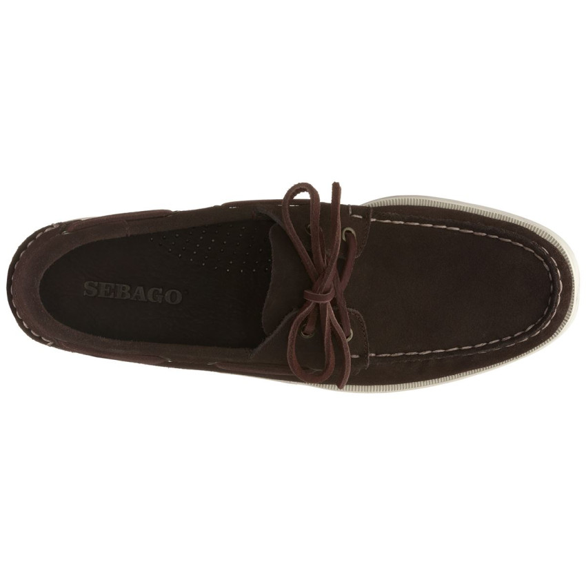 DOCKSIDES PORTLAND FLESH OUT Moka-Chaussures bateau pour homme en suede Portland
