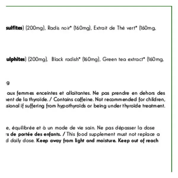 Belle & Bio Détox Bio 120 gélules
