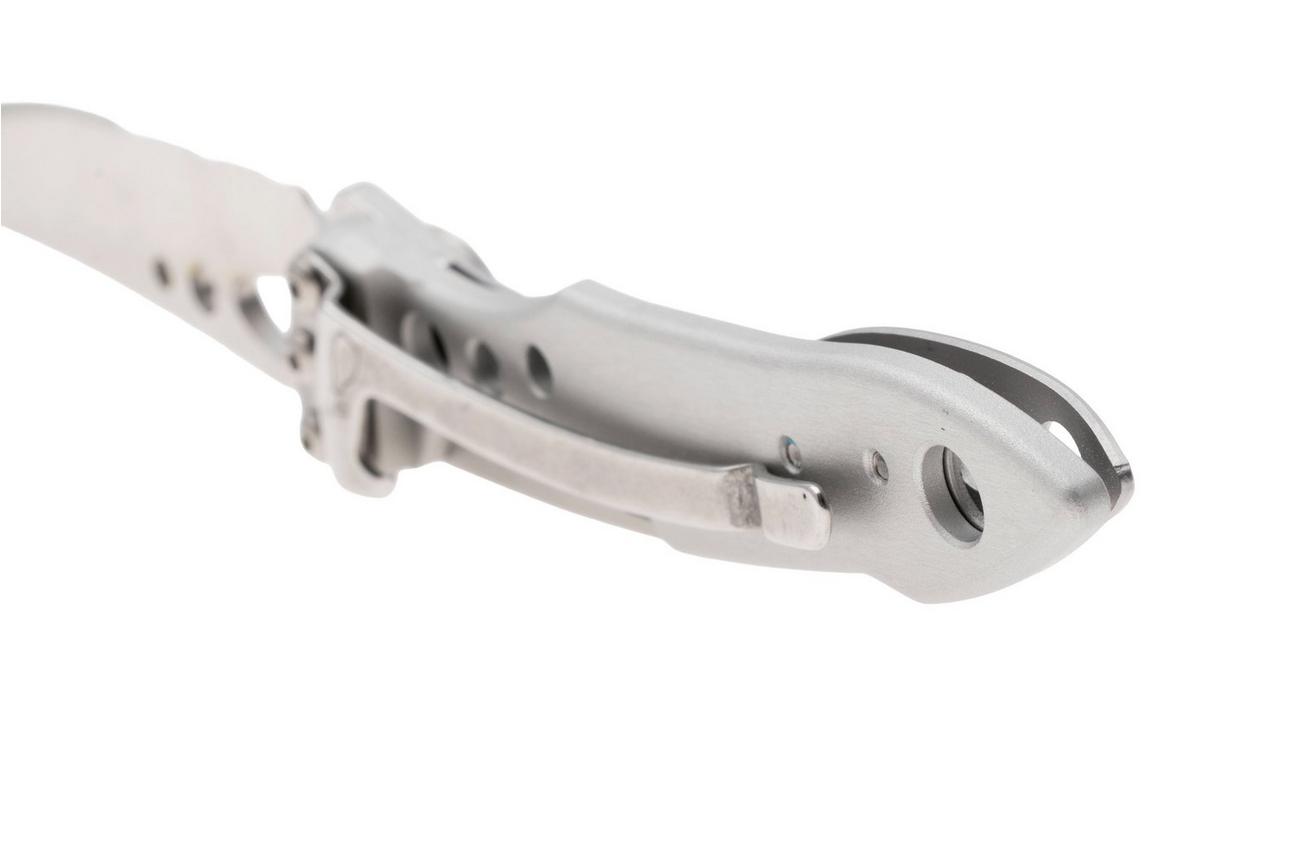 Leatherman Skeletool Knife KBx Silver zakmes deels gekarteld 832382