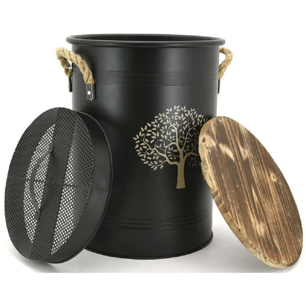 Aubry Gaspard Tabouret à pellets - Arbre de vie