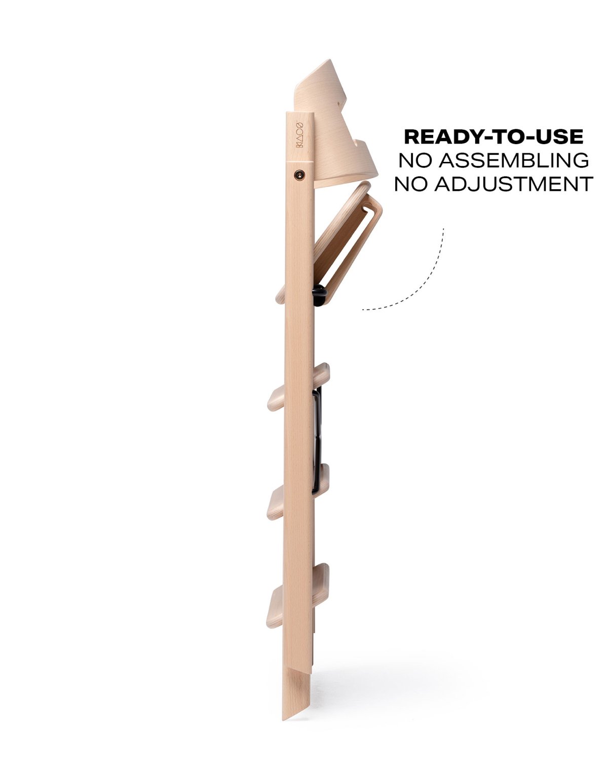 KAOS KLAPP® Bøk Barnestol – Best i Test 2026 – Sammenleggbar | Opp til 110kg!
