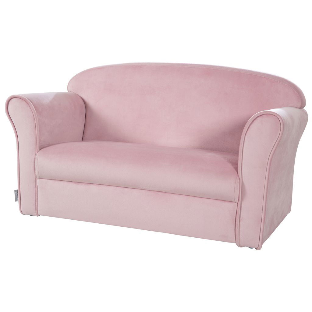 robaroba   Kindersofa mit Armlehnen rosa