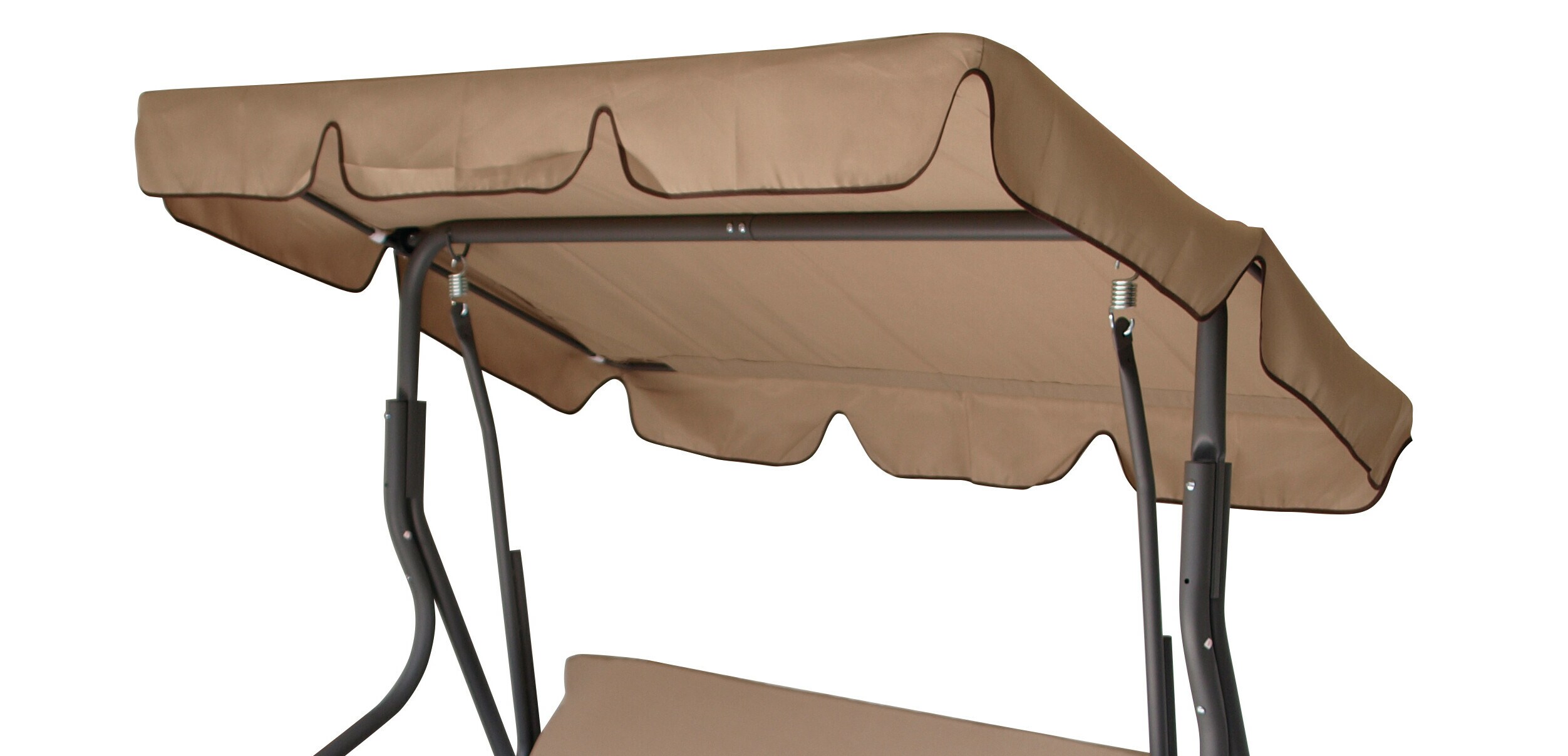 DEGAMO Dachplane für Hollywoodschaukel FLORIDA 170x110cm, cremefarben