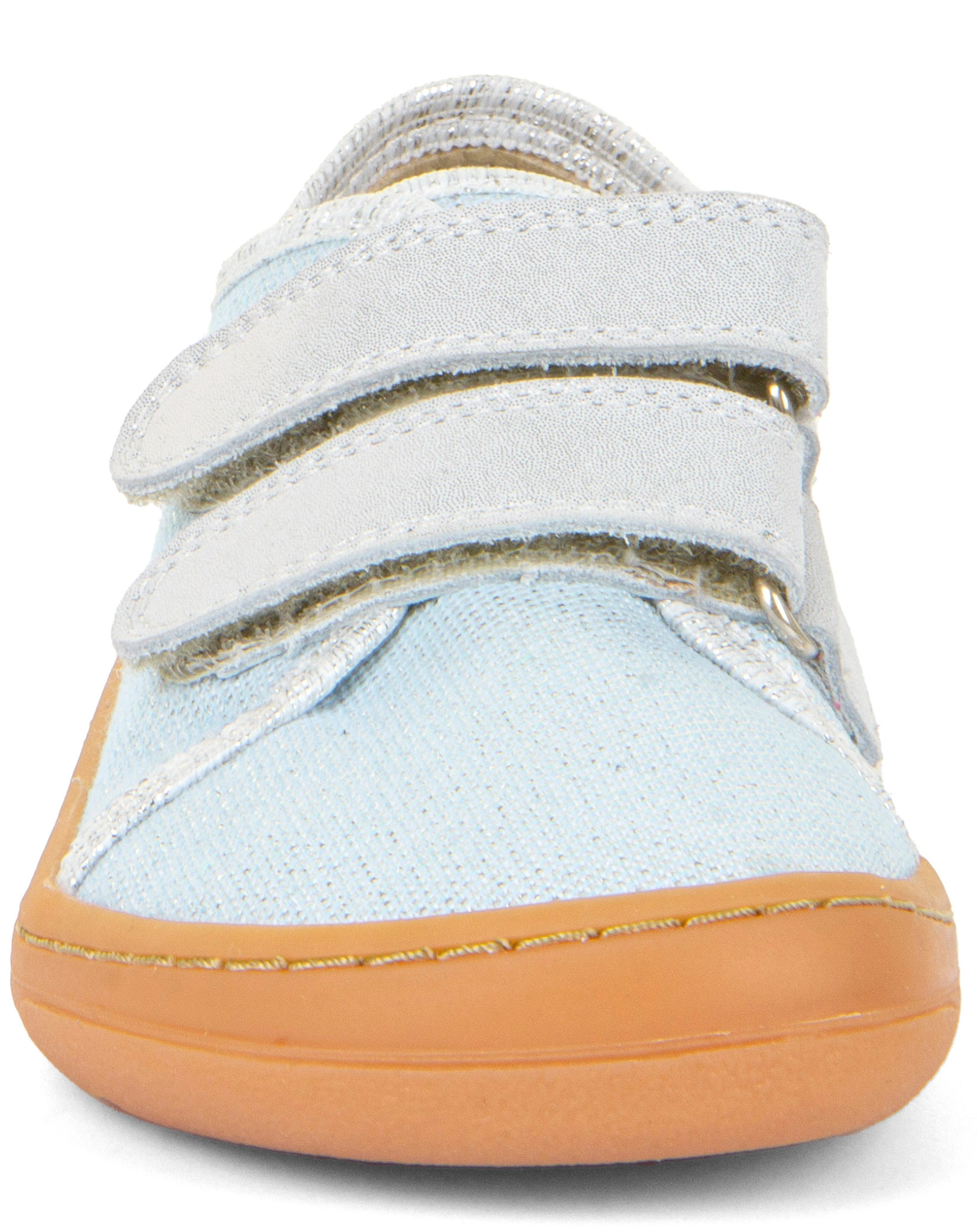 Klett-Halbschuhe CANVAS in silver