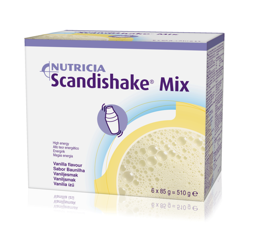 Scandishake Mix næringstilskudd vanilje 6x85 g