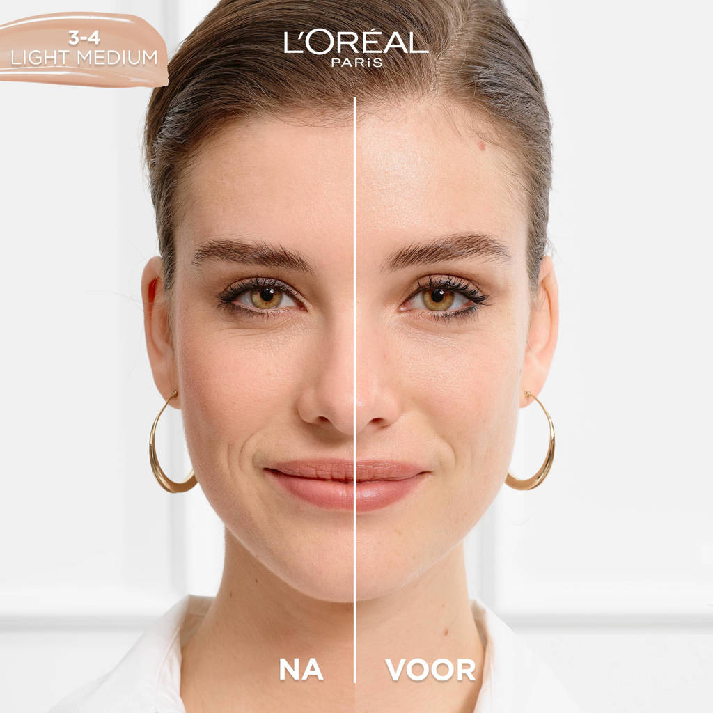 Voelt prettig aan op de huidTrue Match Getint Serum - 3-4 Light Medium - verrijkt met 1% hyaluronzuur - 30ml