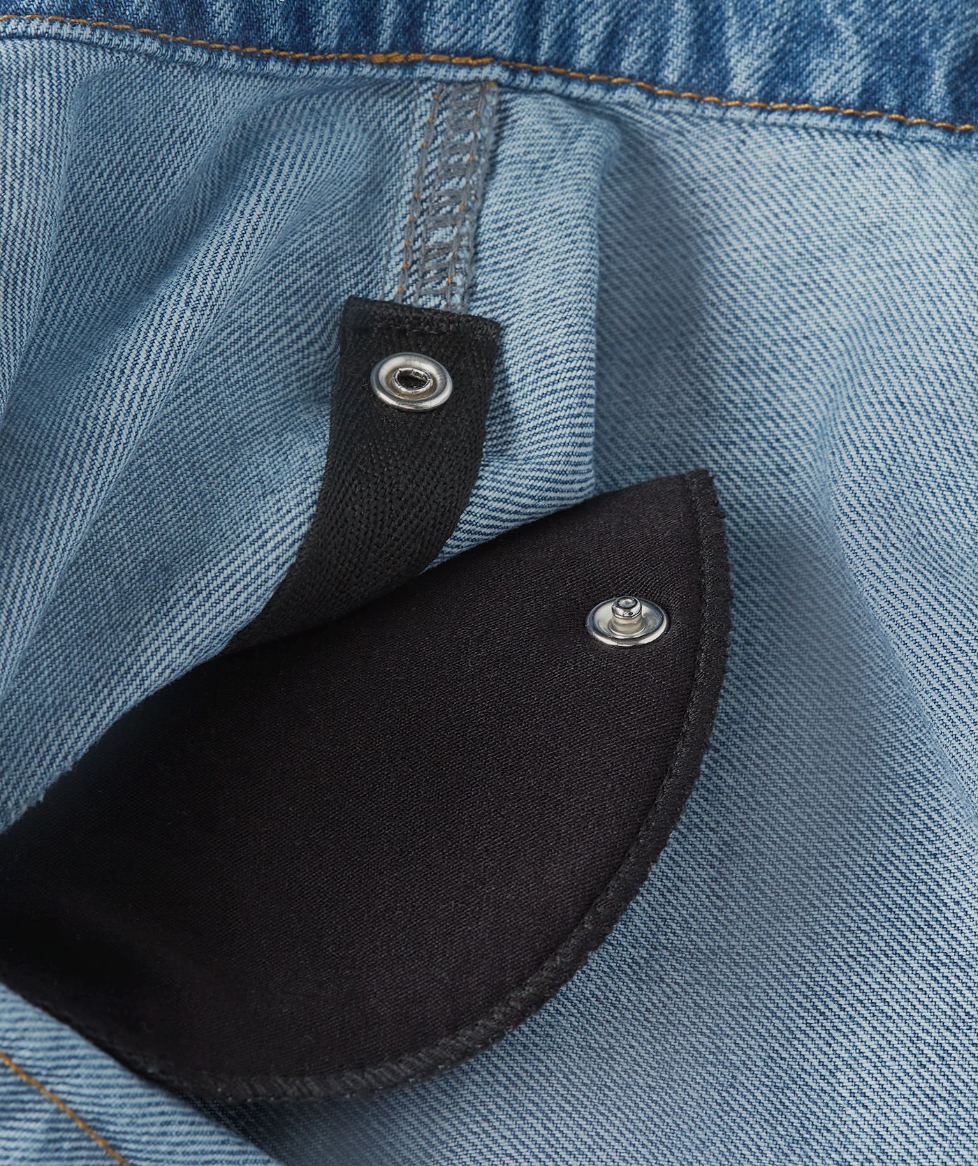 JV-DESSIE oversized denim blouse - blue denim