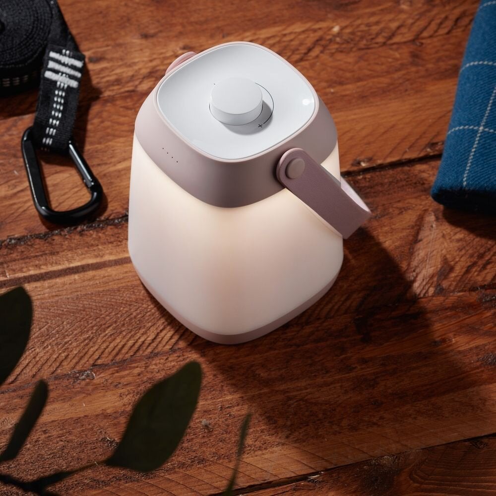 Jarolux LED oplaadbare lamp in roze