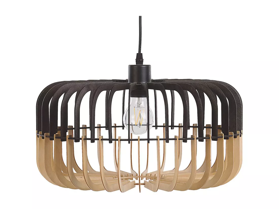 Lampe suspension SOUS Marron/noir