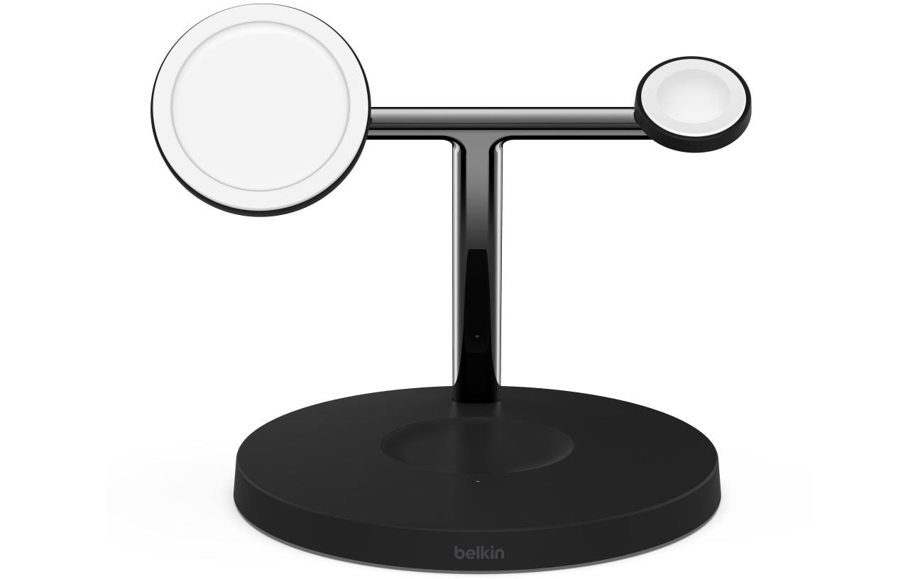 Wireless Charger Boost Charge Pro 3-in-1 15W Schwarz<br>MagSafe 3-in-1 Wireless-Ladegerät mit schneller Ladefunktion