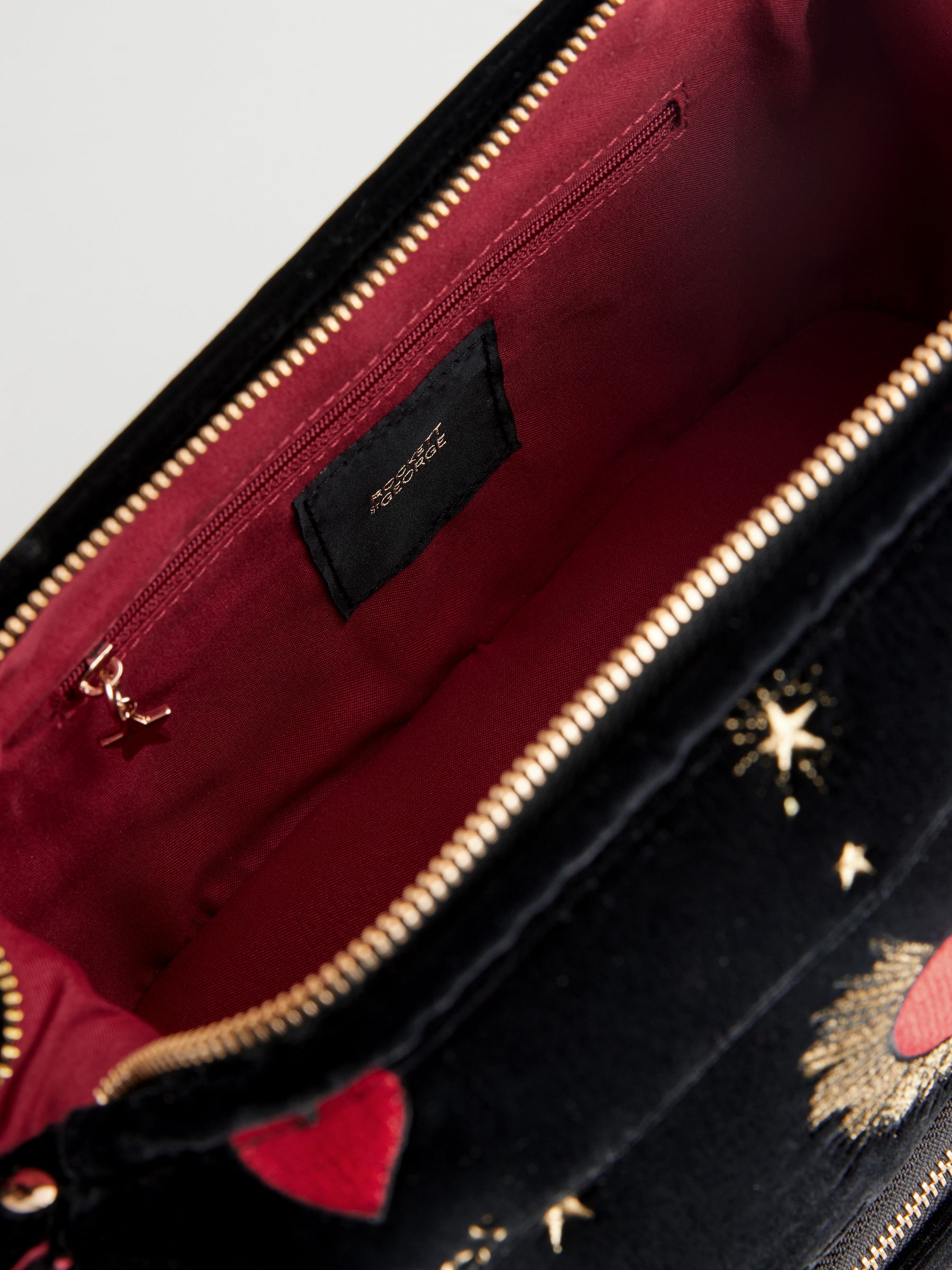 Rockett St George Velvet Washbag
