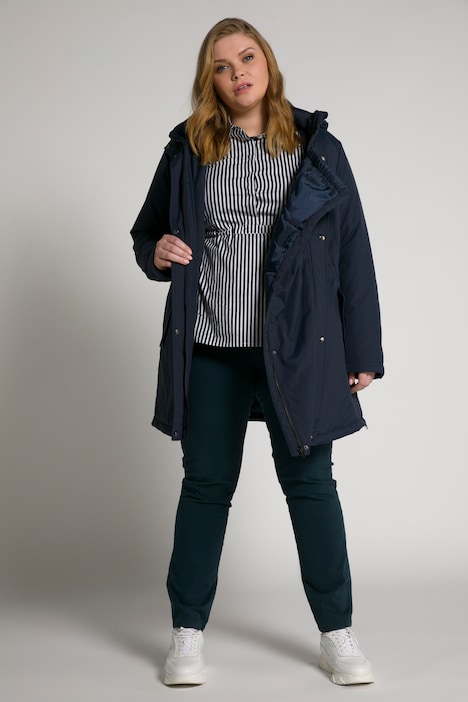 Bellieva-Jacke, herausnehmbarer Einsatz, Kapuze