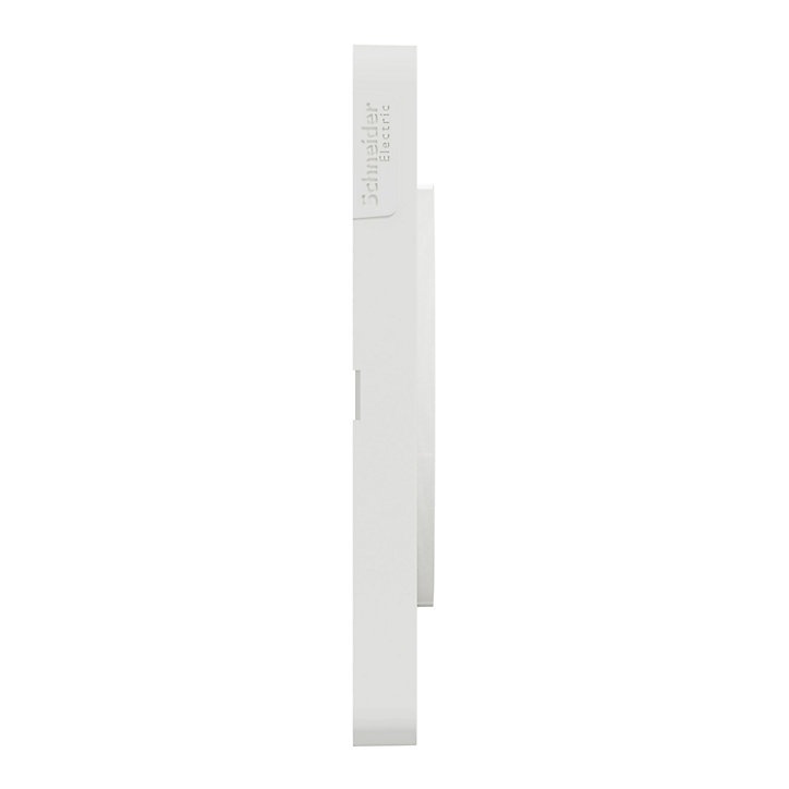 Plaque de finition triple Schneider Electric Odace Touch blanc