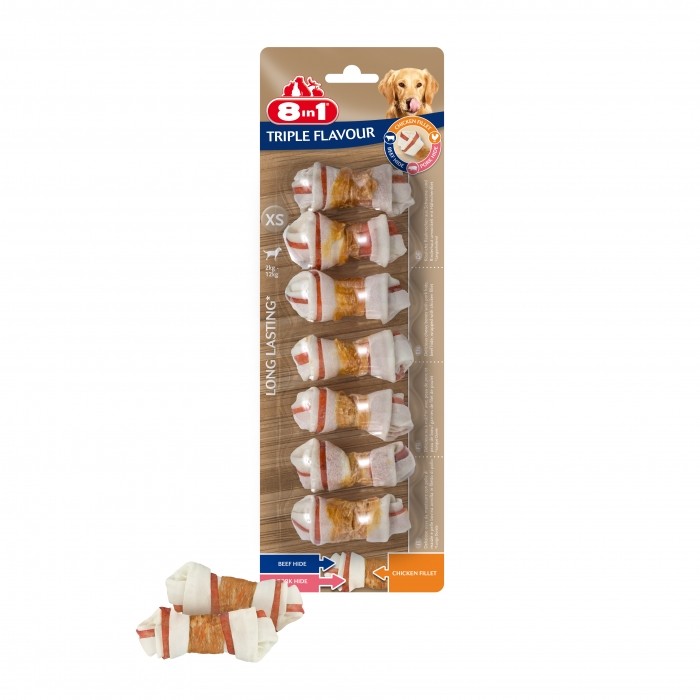 Os à mâcher Triple Flavour 8in1