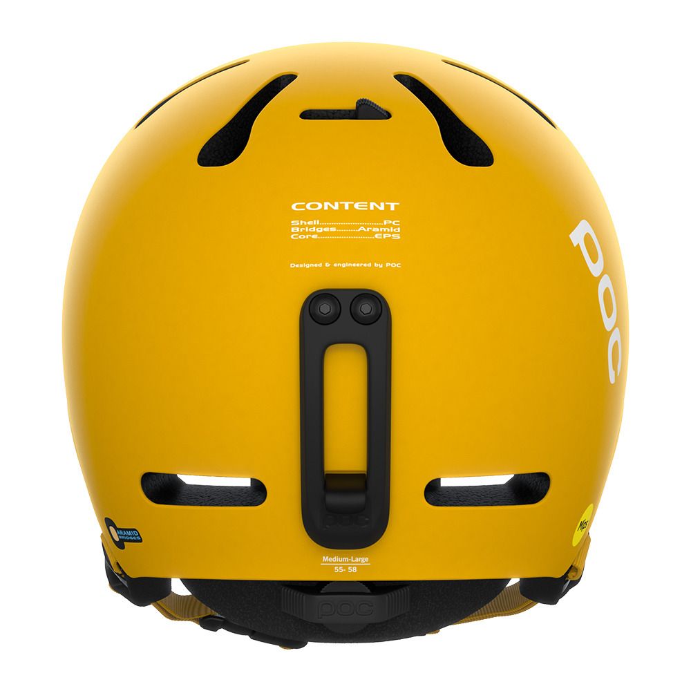 Poc FORNIX MIPS - Casque ski sulphite yellow matt