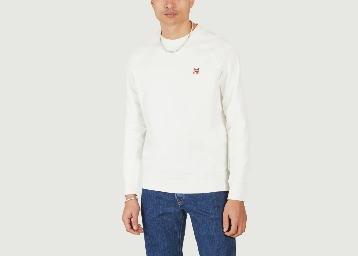 Sweatshirt Fox Head Patch Classic Maison Kitsuné