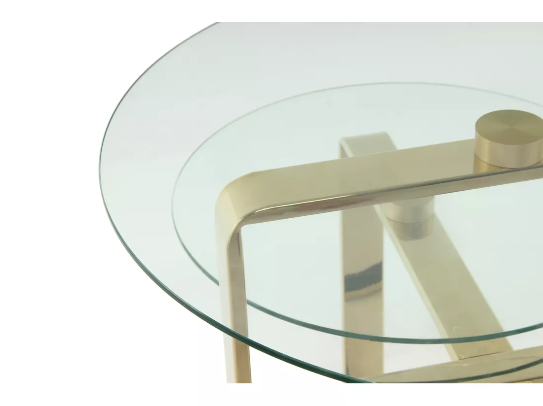 Table d'Appoint 2 Plateaux Design 