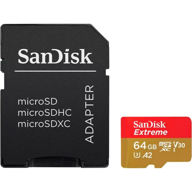 SanDisk Extreme PLUS 64 Go MicroSDXC Classe 10
