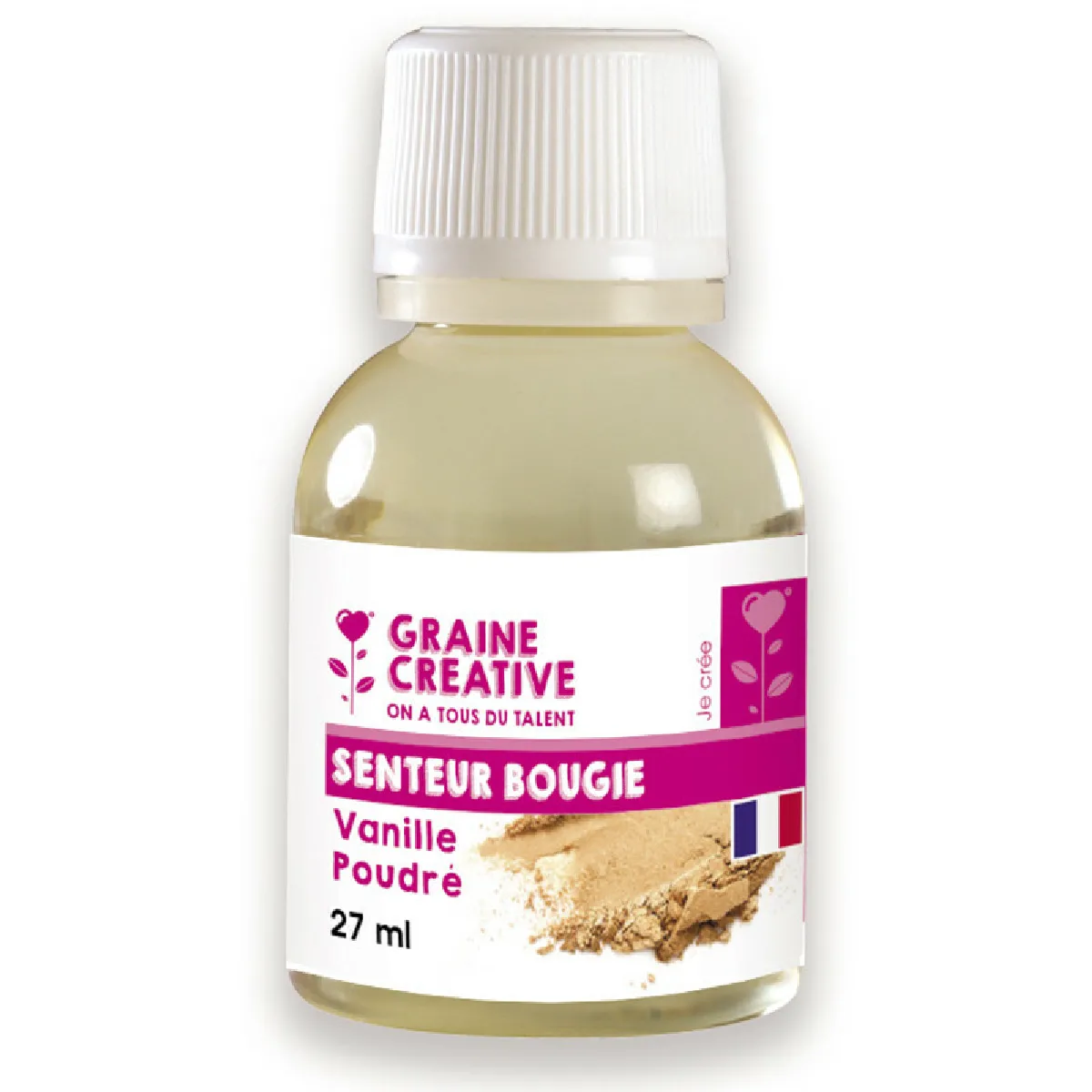 Graines Créatives Parfum bougie Vanille poudrée