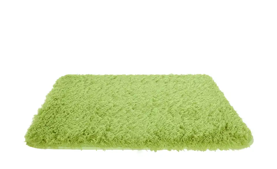 HOME STORY Badteppich Curly 70 cm Grün