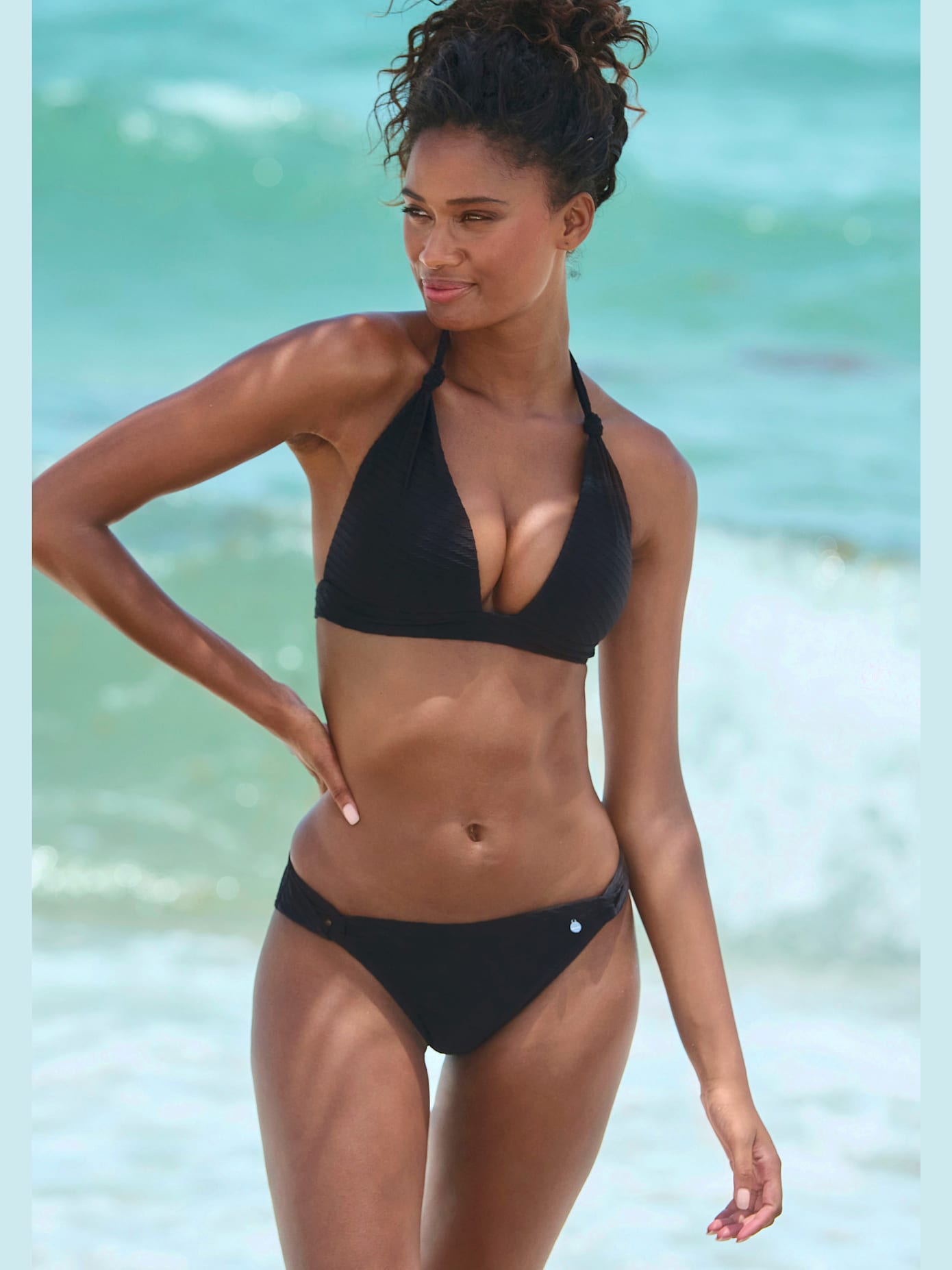 Bikini triangle matière structurée tendance