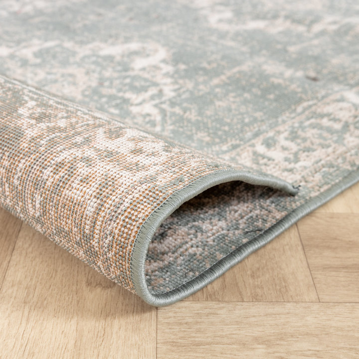 Vintage loper - Spring Medaillon Groen/Creme