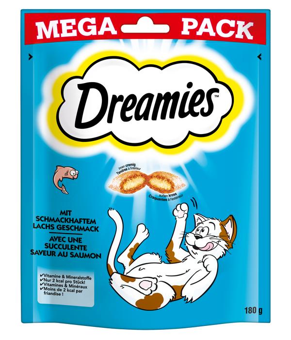 Dreamies™ Katzensnack mit Lachs Geschmack,