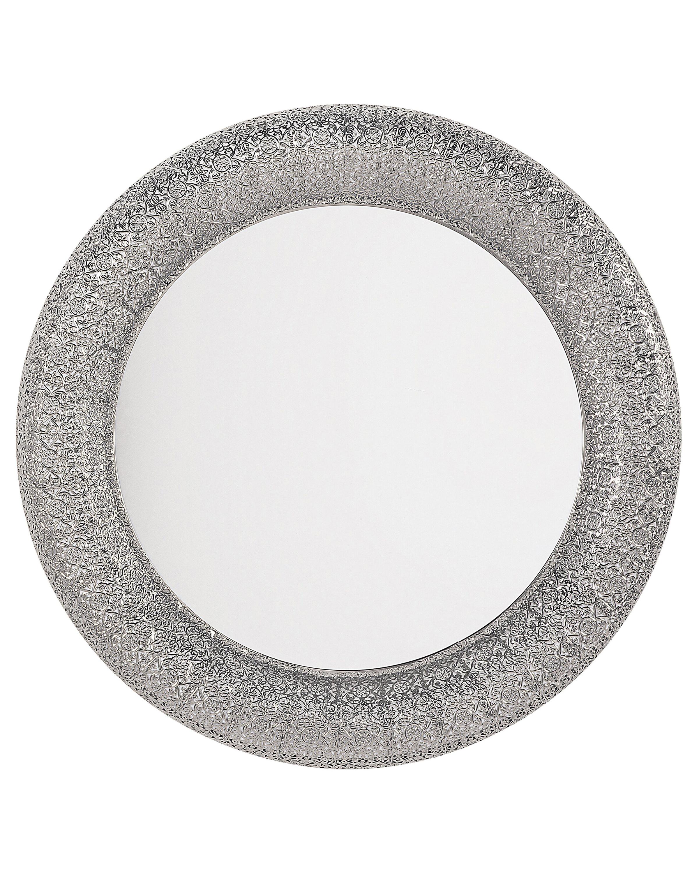 Wandspiegel CHANNAY 80 cm 80 cm Metaal Zilver