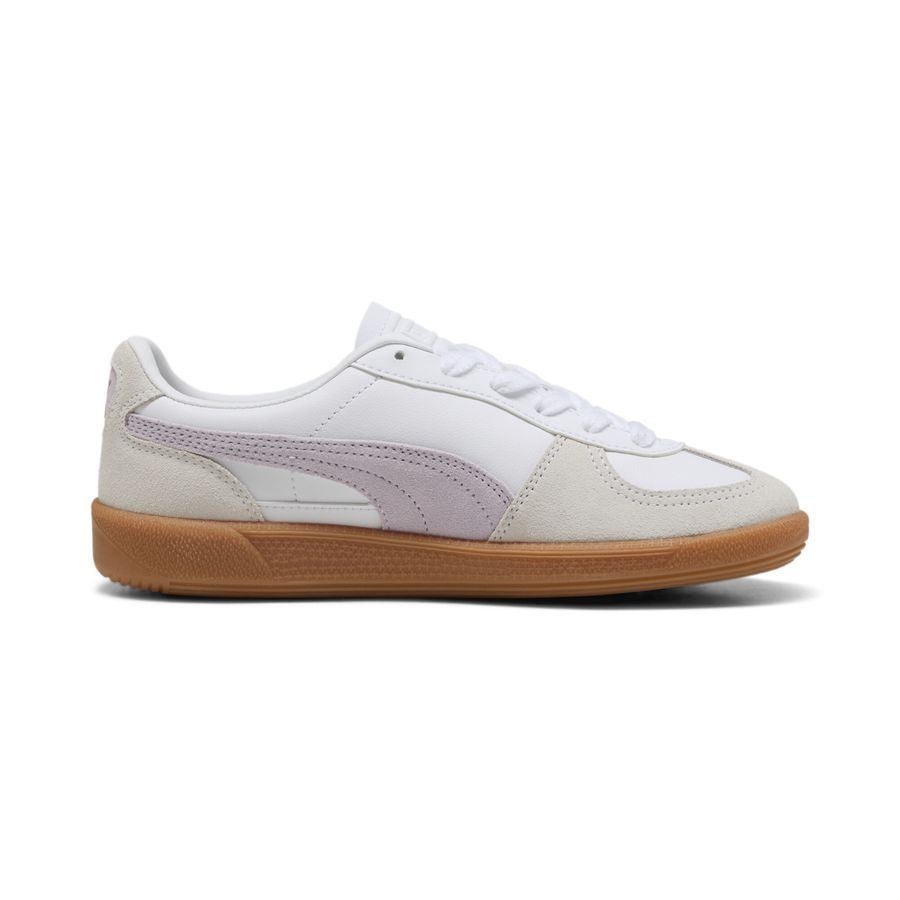 PUMA Chaussures Palermo Cuir - Blanc/Lilac Bloom