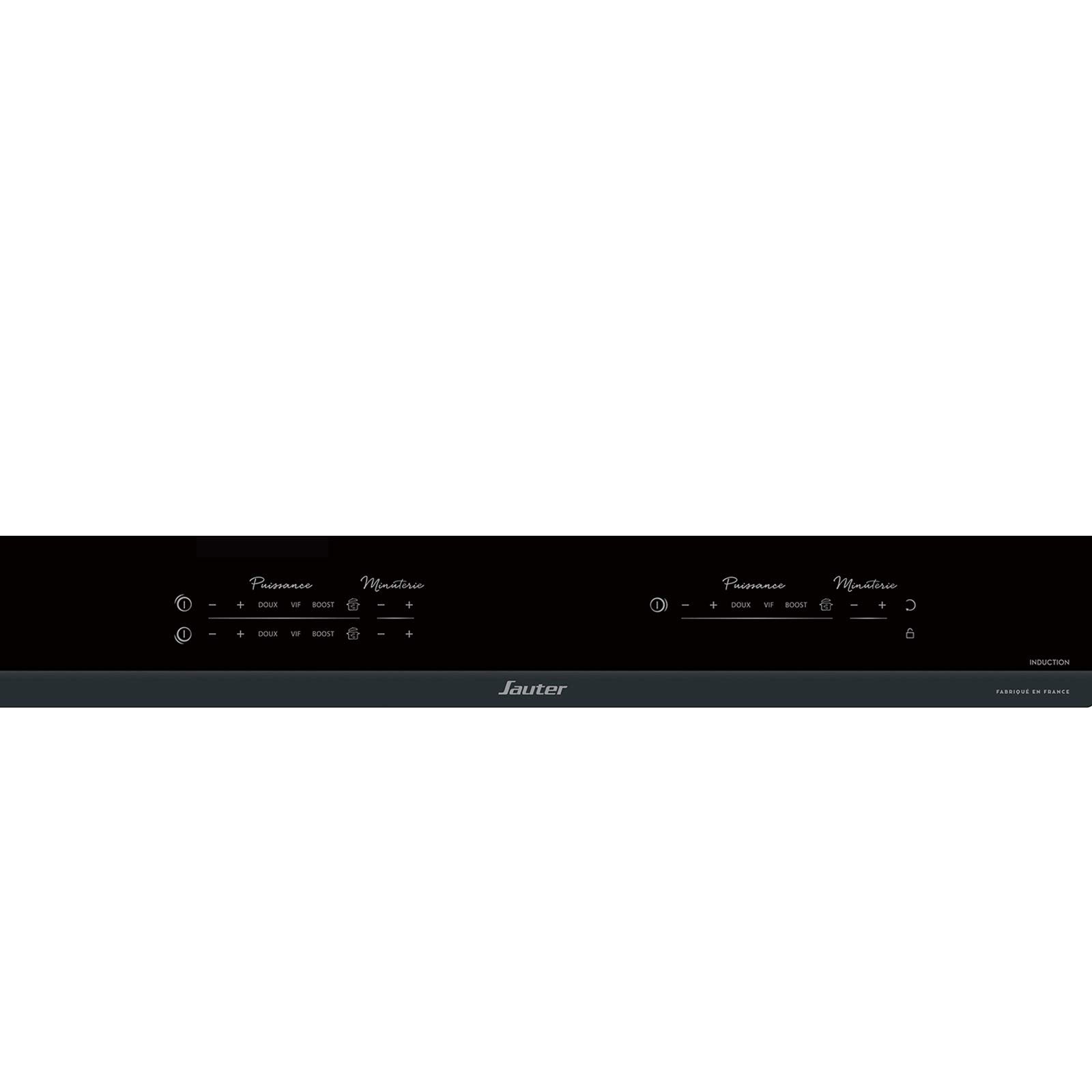 Sauter - SPI9544B - Plaque Induction - Table de Cuisson Encastrable - Noir - 3 Foyers - 7400W - Dimensions Encastrement : 56x49cm - Grand Foyer 28 cm