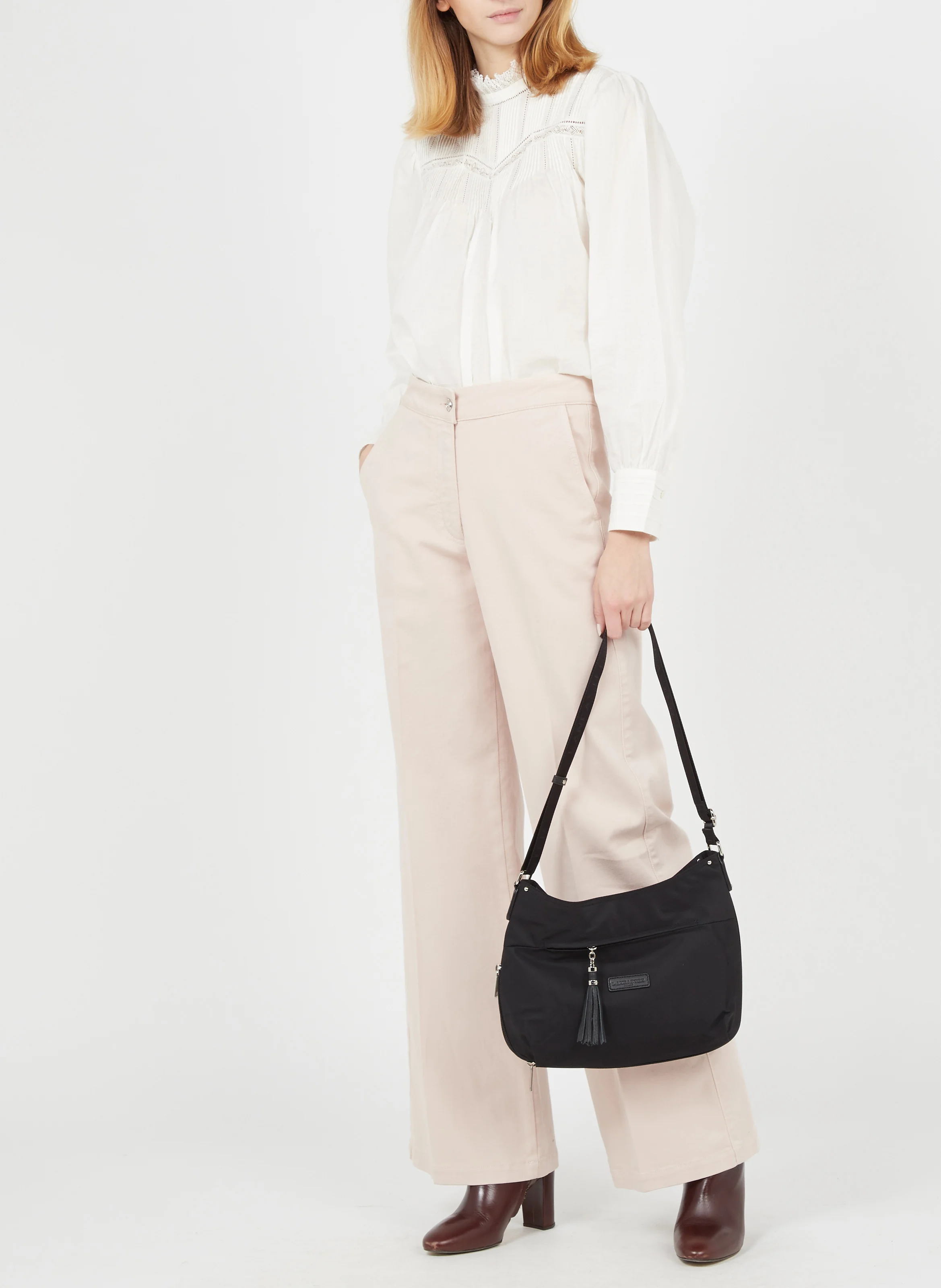 Besace en nylon | Noir